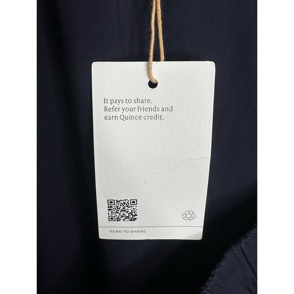 NEW Quince Women 100% Organic Cotton Poplin A-Line Maxi Skirt Navy XL X-LARGE - Picture 12 of 15